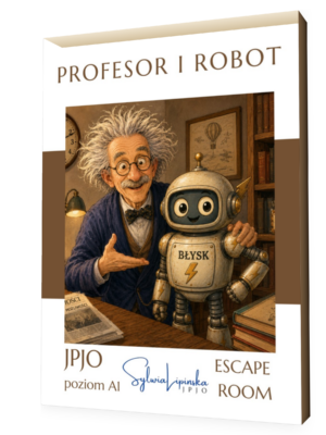 Profesor i Robot. Gra escape room A1