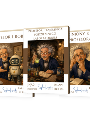 Profesor Albert Nowak. Zestaw gier escape room A1-B1